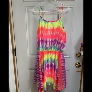 Tie died handkerchief dress